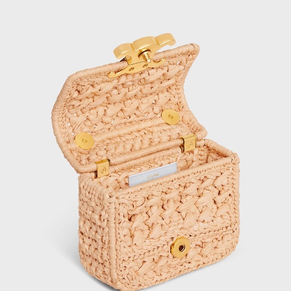 Celine Mini Raffia Claude - Picture 2 of 8